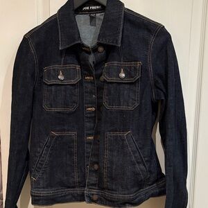Joe Fresh Dark Blue Denim Jacket Brown stitch